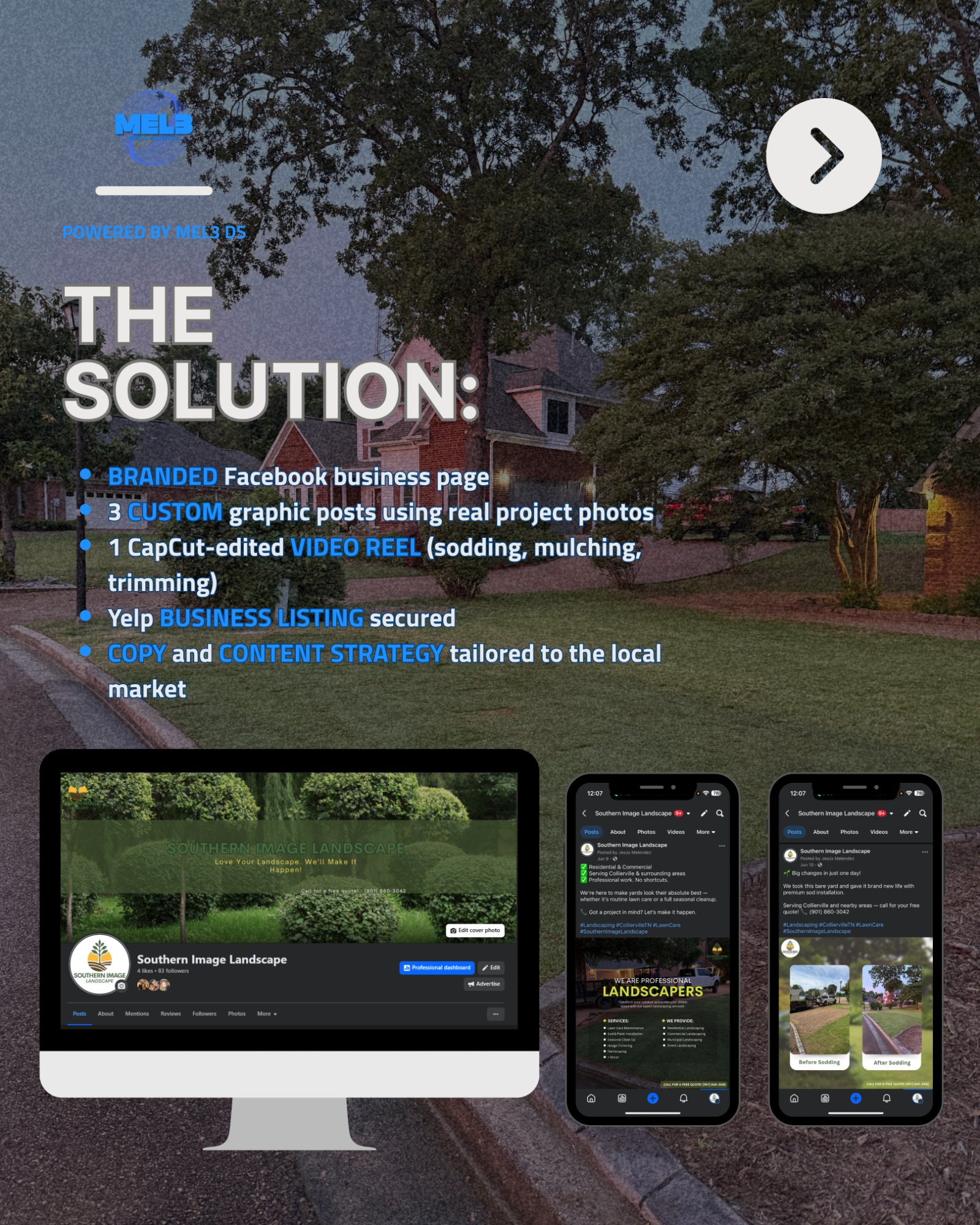 The solution MEL3 delivered