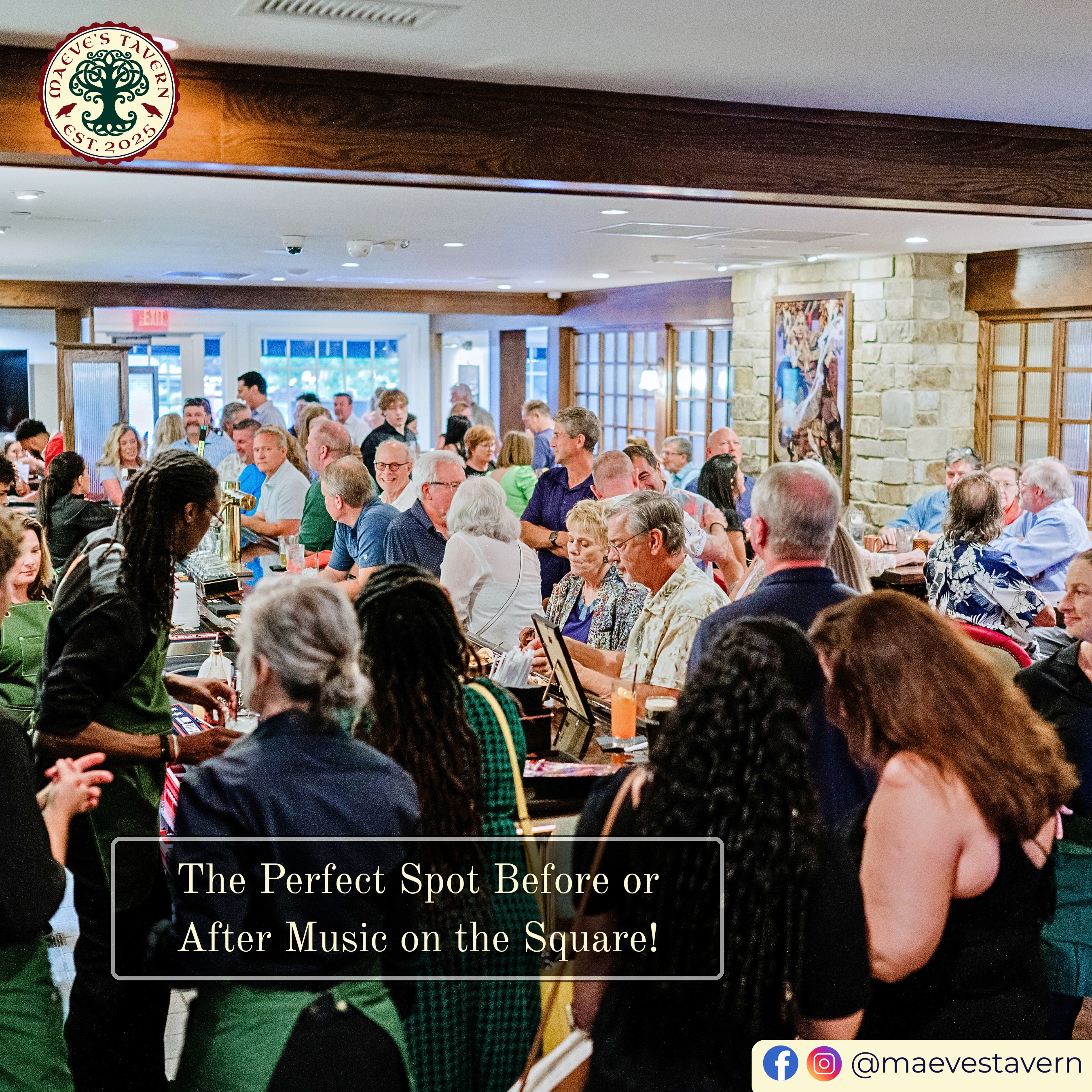 Maeve's live music promo